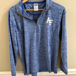 Russell Athletic Air Force Blue Quarter-Zip Pullover